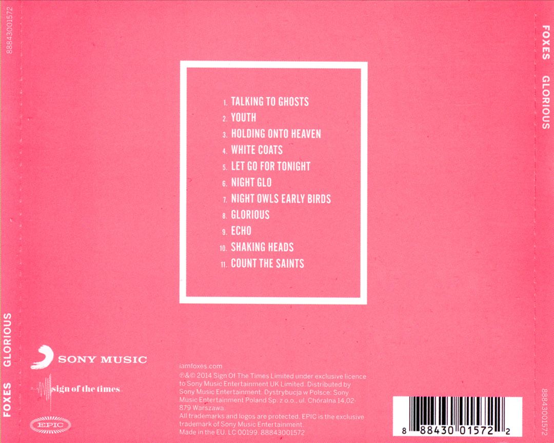 Glorious cover art