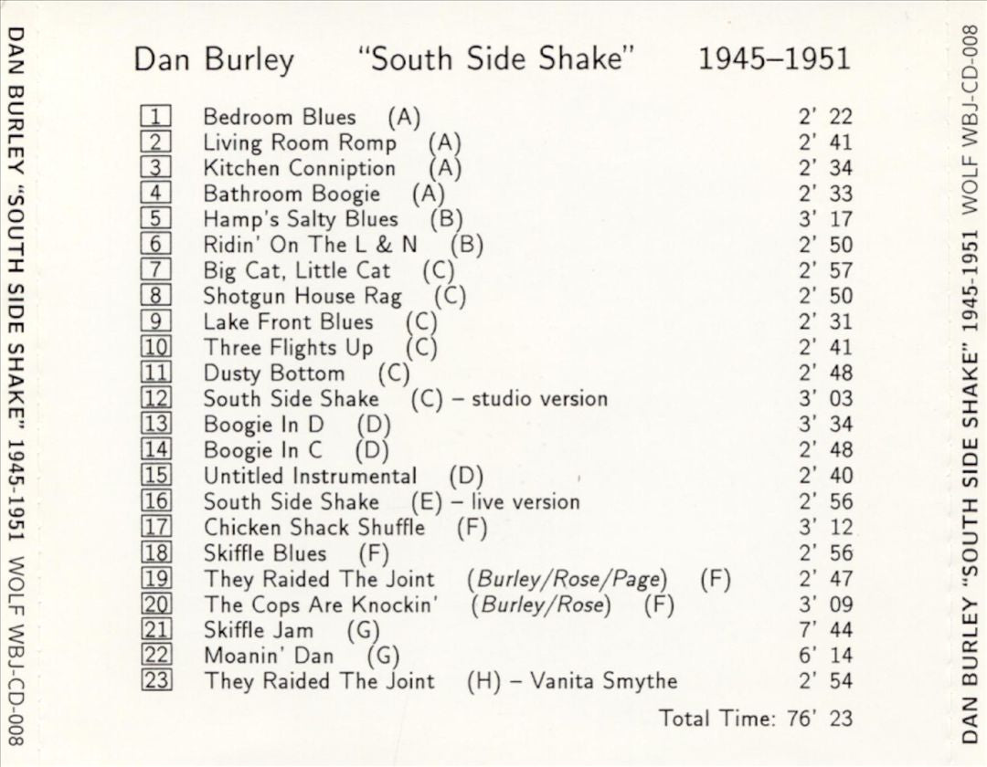 South Side Shake 1945-1951 cover art