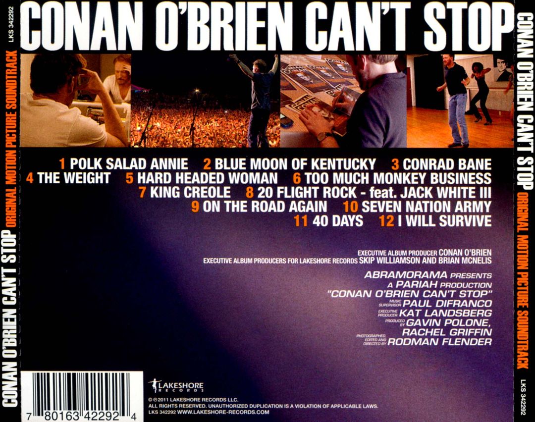 Conan O'Brien Can't Stop [Original Motion Picture Soundtrack] cover art