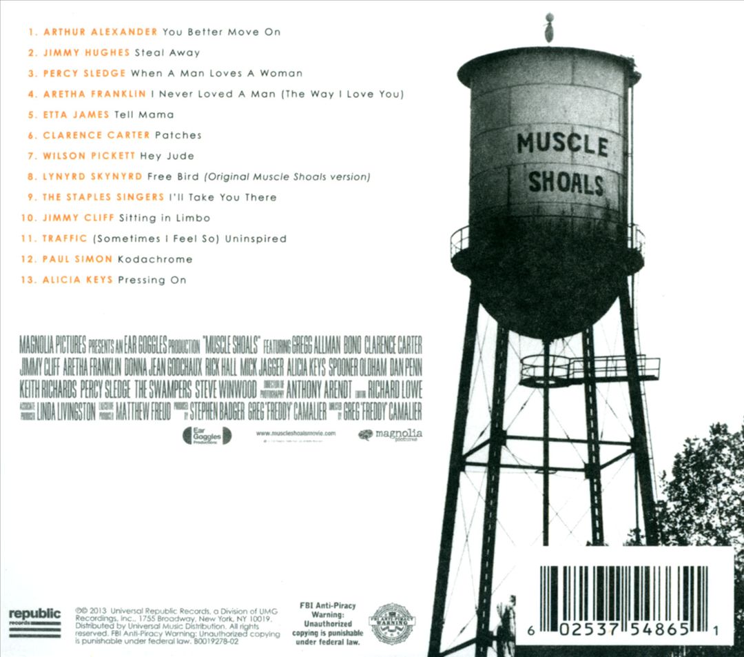 Muscle Shoals [Original Motion Picture Soundtrack] cover art