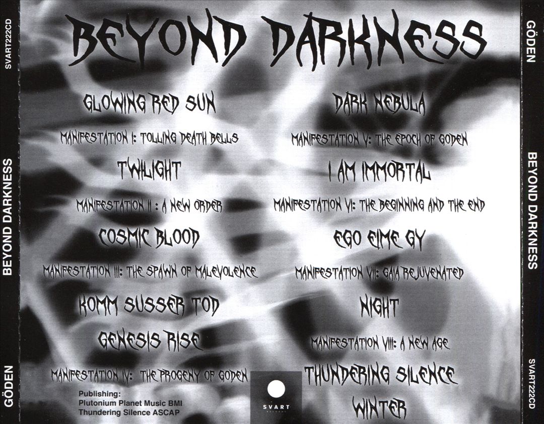 Beyond Darkness cover art
