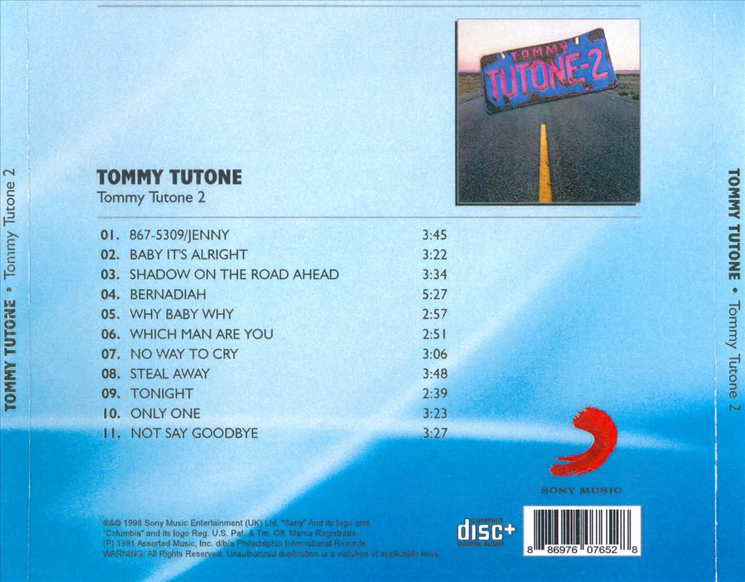 Tommy Tutone 2 cover art
