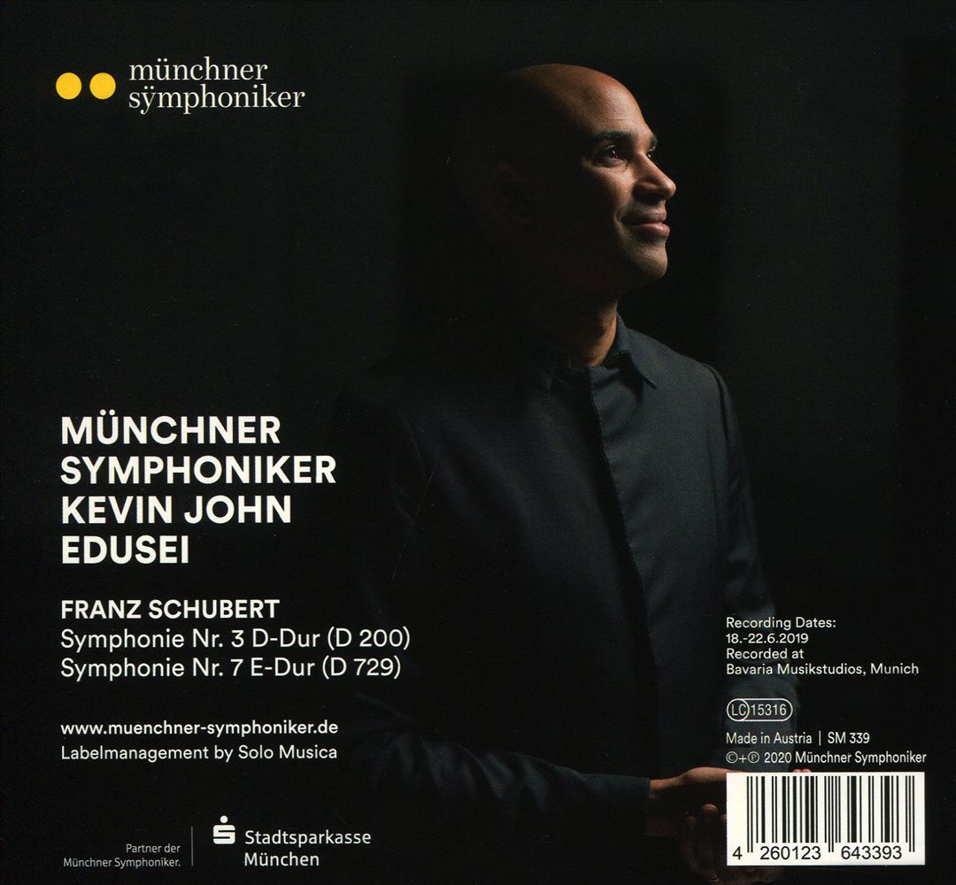 Franz Schubert: Symphonie Nr. 3; Symphony Nr. 7 E-Dur cover art