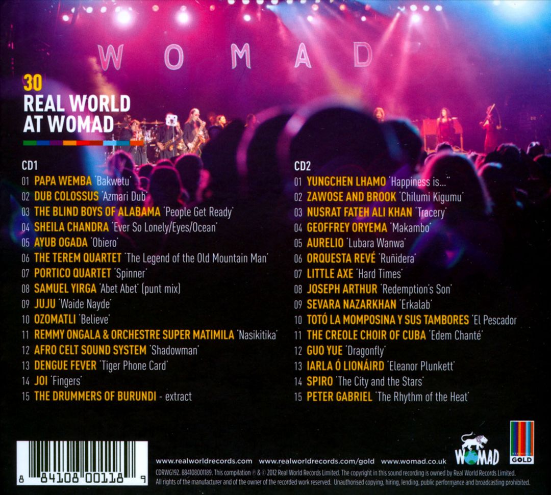 30: Real World at WOMAD cover art