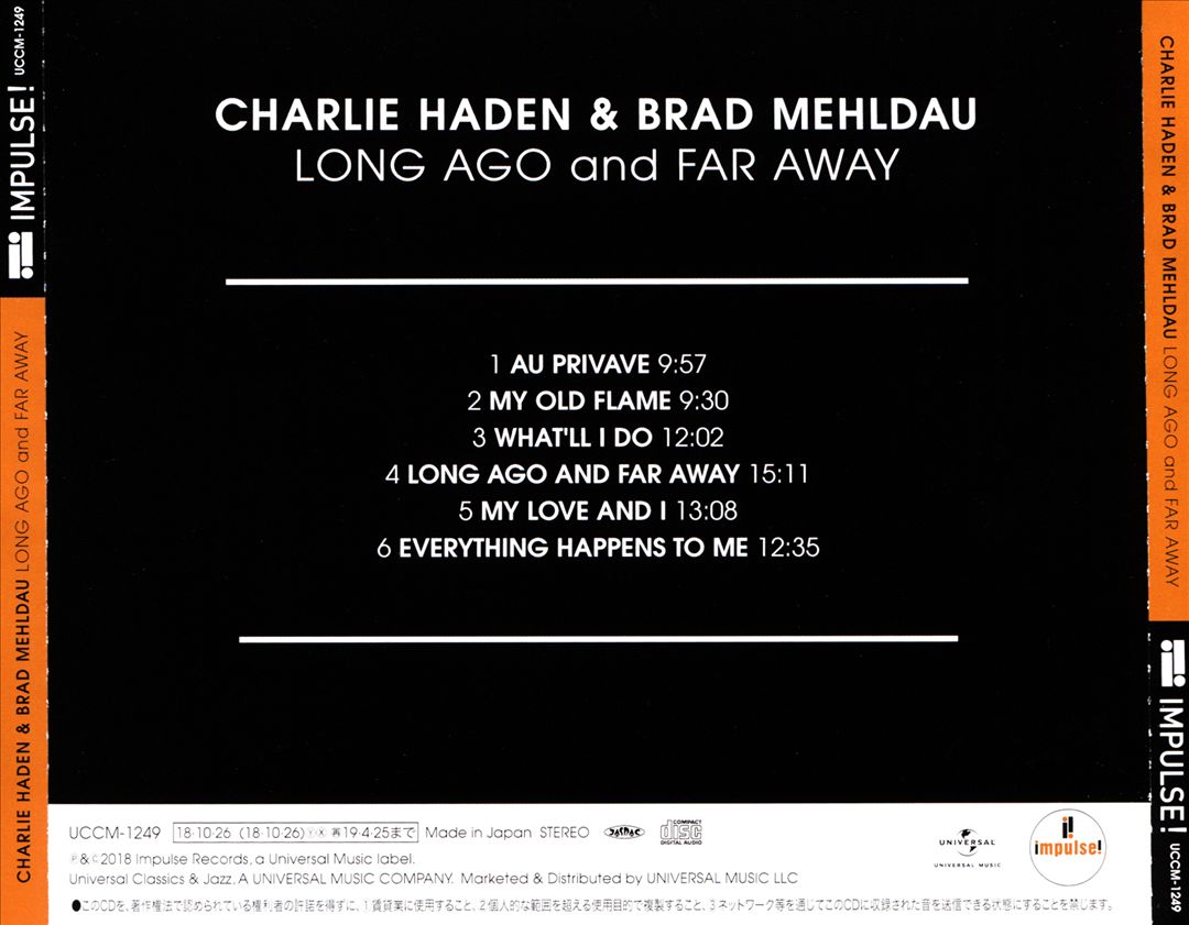 Long Ago and Far Away cover art