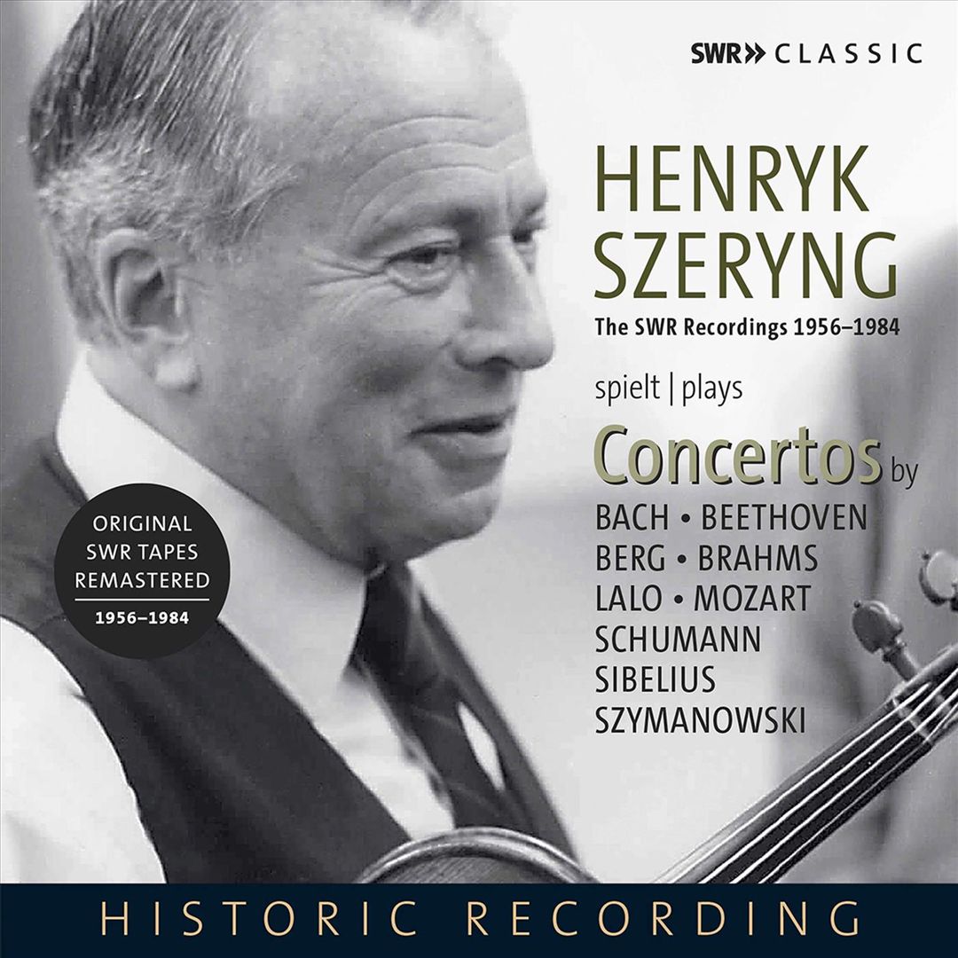 Henryk Szeryng spielt Concertos cover art