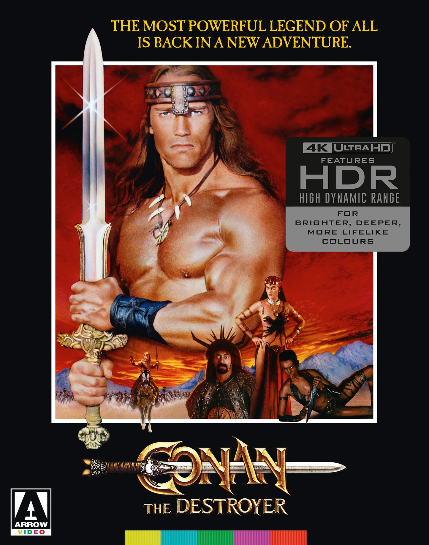 Conan the Destroyer [4K Ultra HD Blu-ray] cover art