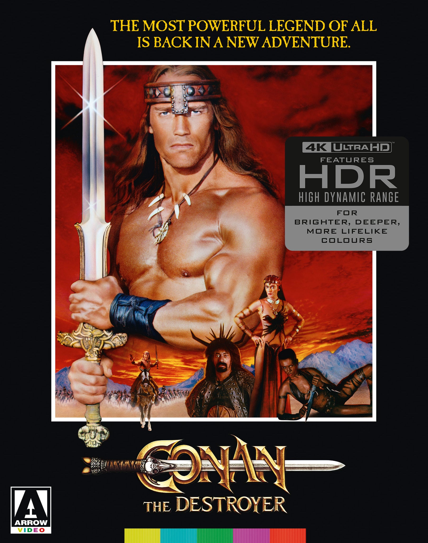 Conan the Destroyer [4K Ultra HD Blu-ray] cover art