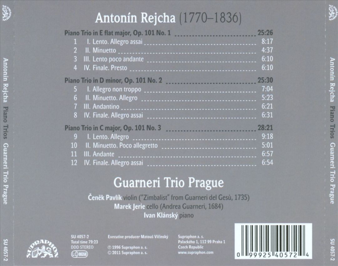 Reicha: Piano Trios cover art