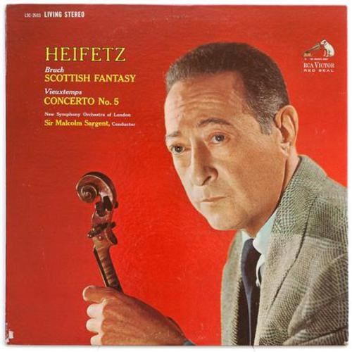 Bruch: Scottish Fantasy; Vieuxtemps: Concerto No. 5 cover art