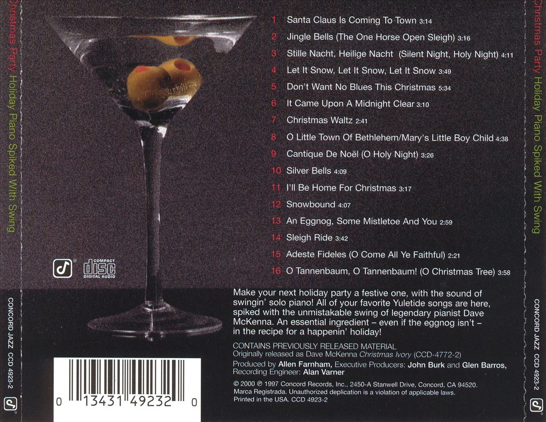 Christmas Cocktail Party: Holiday Piano Spiked with Swing cover art