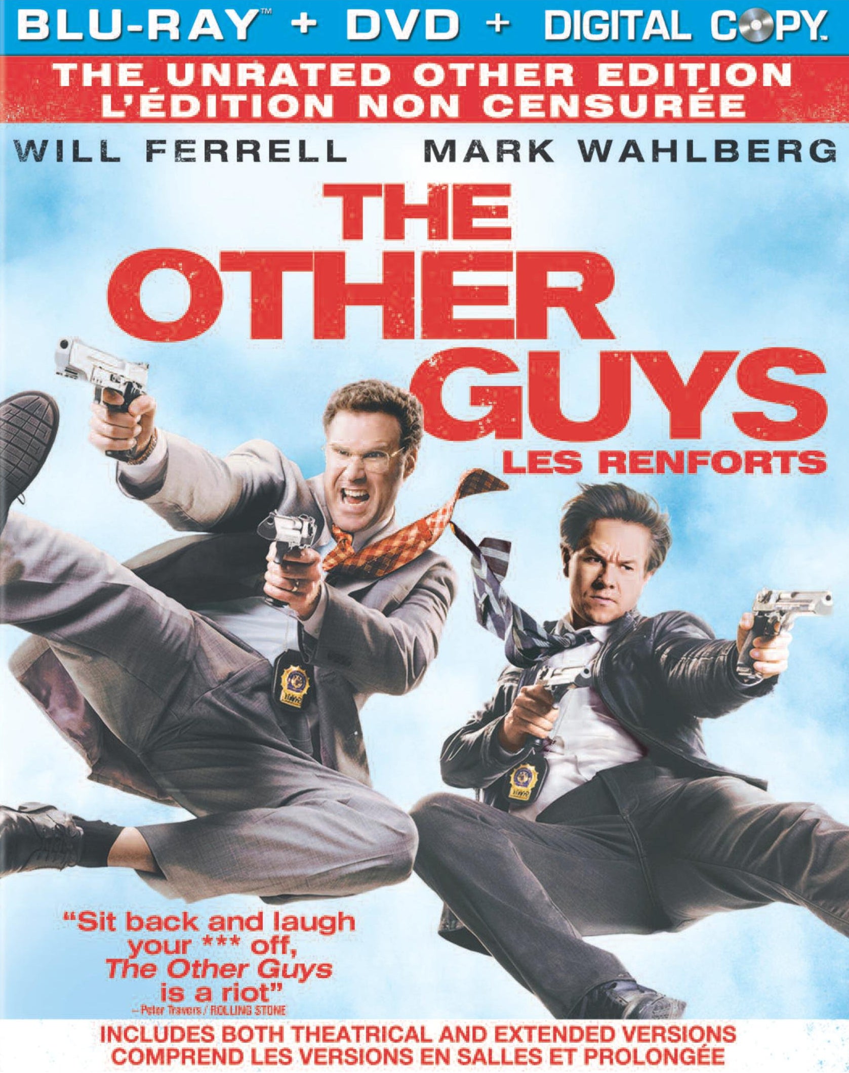 Other Guys [2 Discs] [Unrated Other Edition] [Includes Digital Copy] [Blu-ray/DVD] cover art