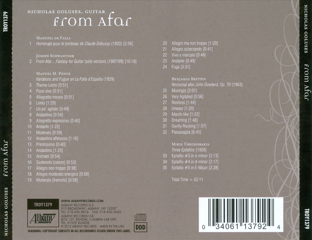 From Afar cover art