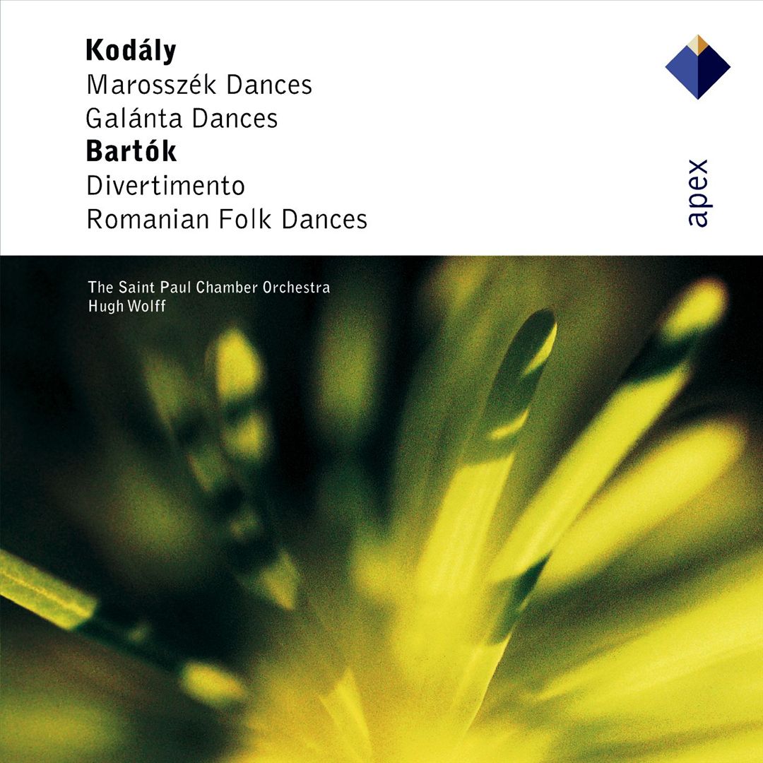 Zoltan Kodály: Marosszék Dances; Galánta Dances; Bartók: Divertimento; Romanian Folk Dances cover art