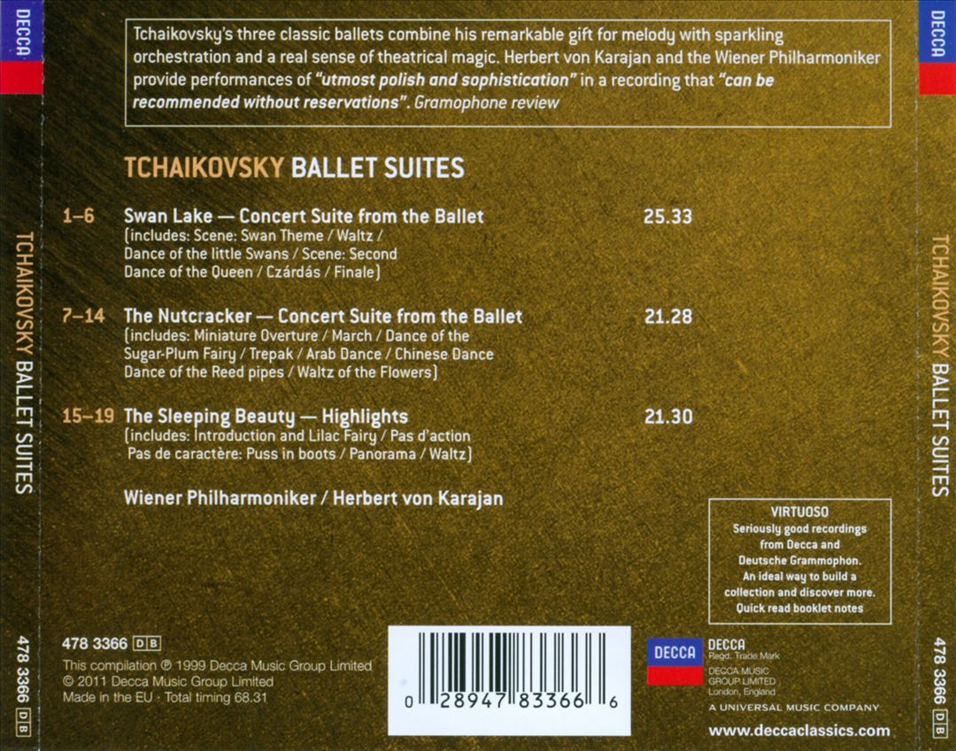 Tchaikovsky: Ballet Suites cover art