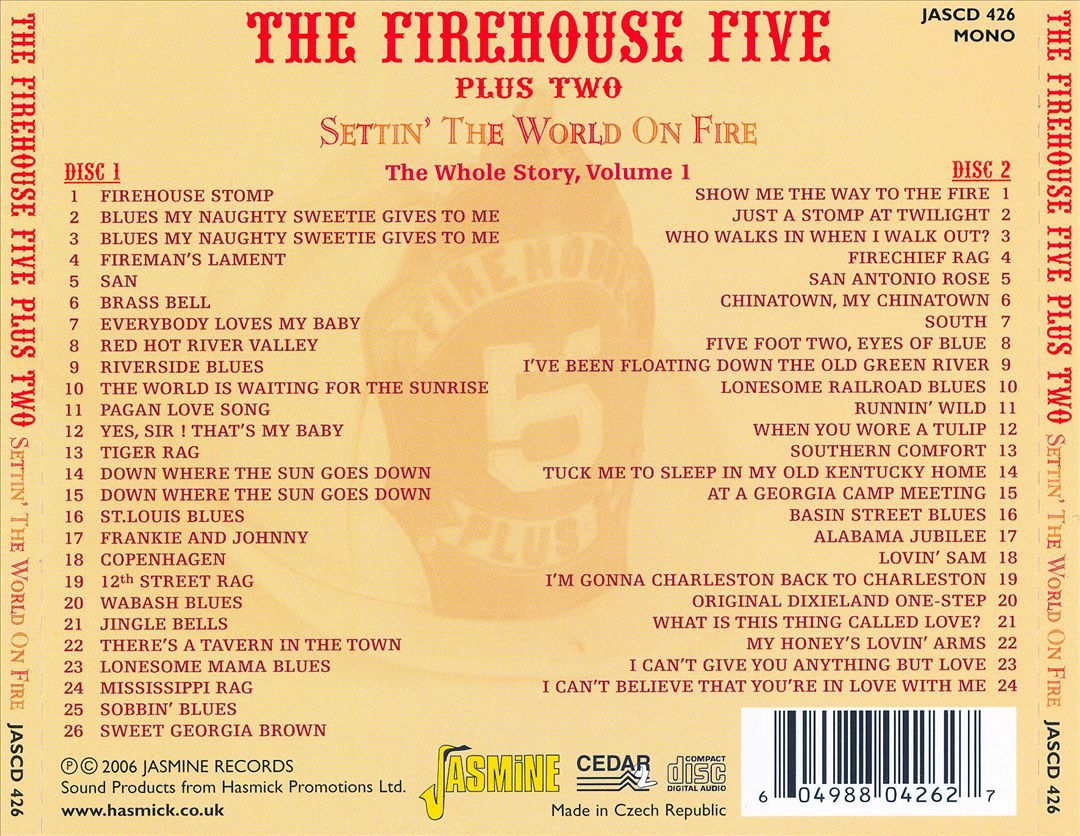 Settin the World On Fire: The Whole Story, Vol. 1 cover art