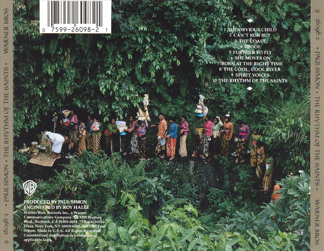 Rhythm of the Saints cover art