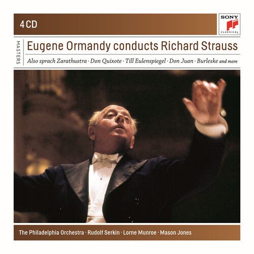 Eugene Ormandy conducts Richard Strauss cover art