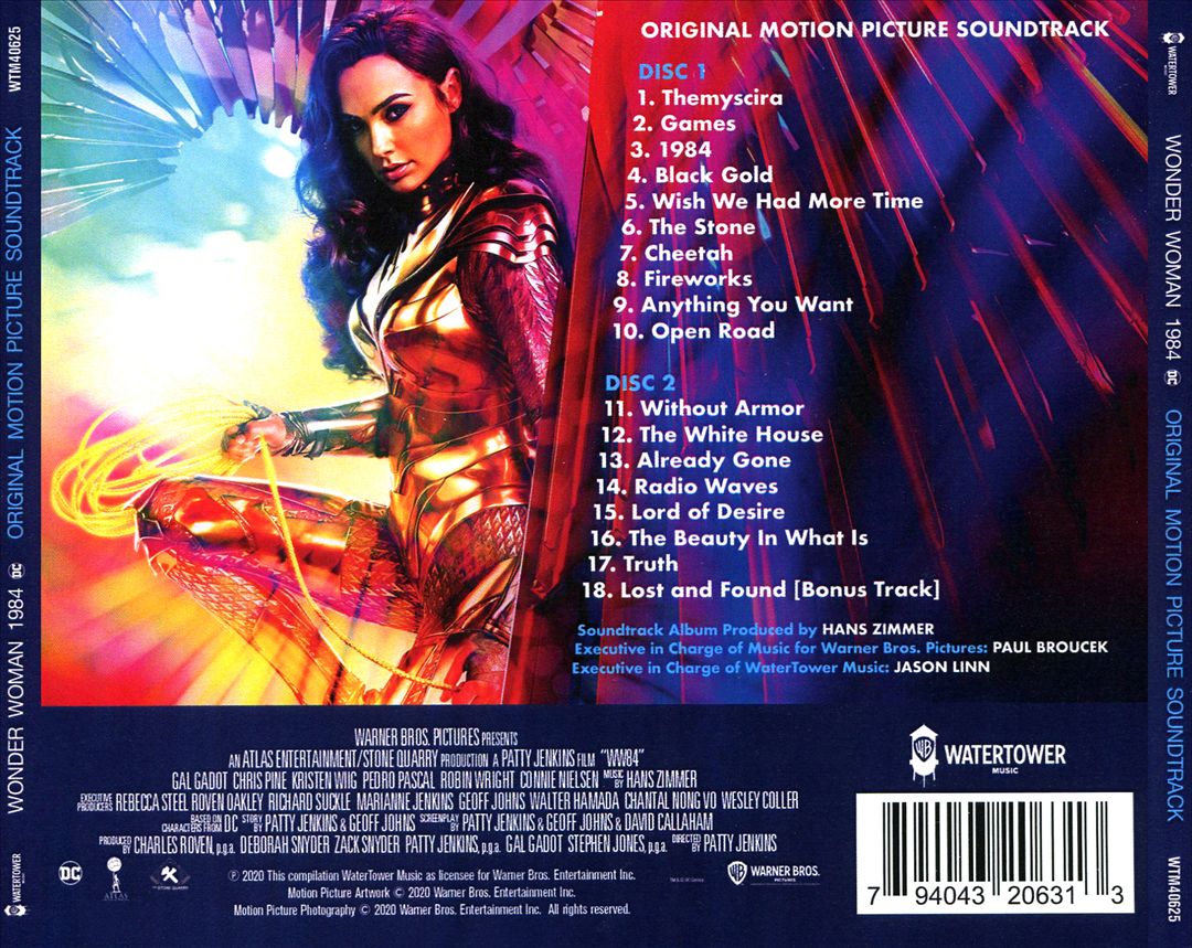 Wonder Woman 1984 [Original Motion Picture Soundtrack] cover art