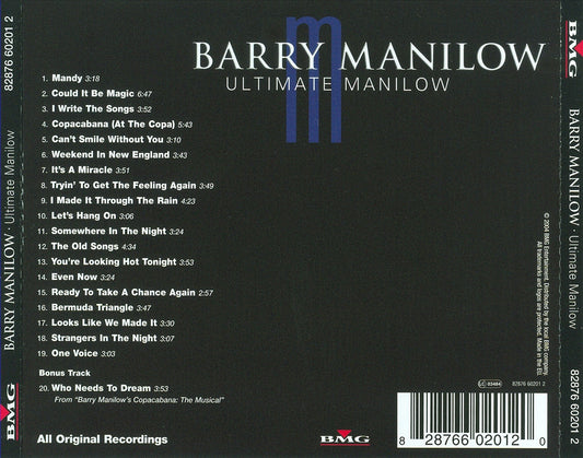 Ultimate Manilow (Alternate Version) cover art