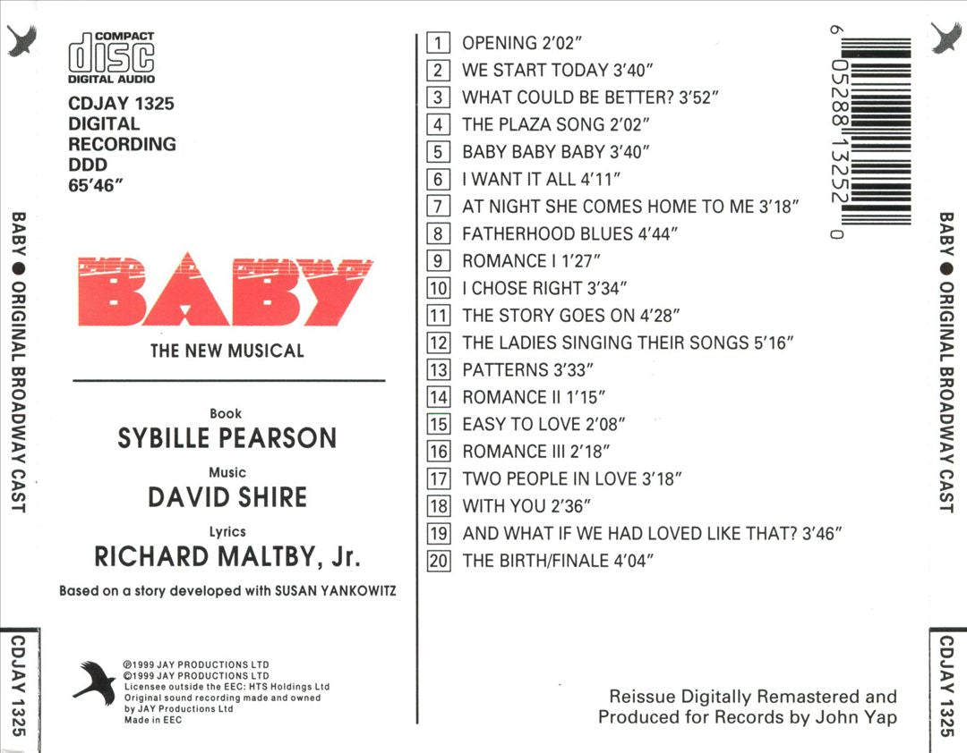 Baby [Original Broadway Cast 1999] cover art