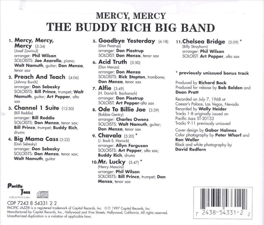 Mercy, Mercy cover art