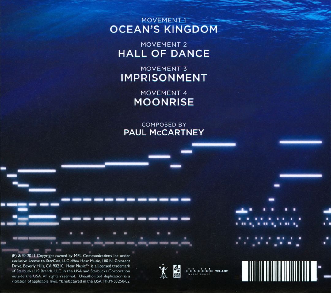 Paul McCartney's Ocean's Kingdom cover art