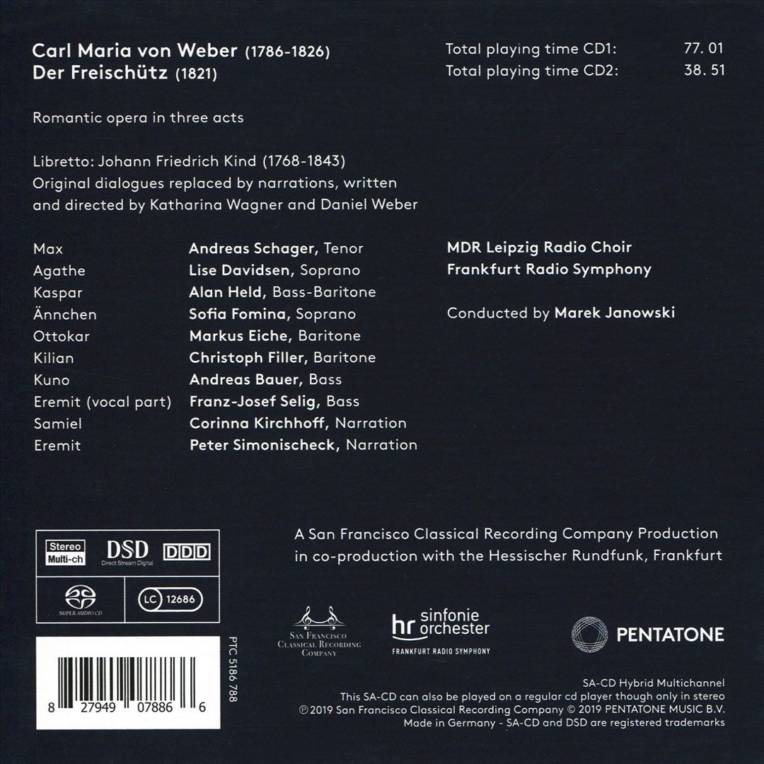 Weber: Der Freischütz cover art