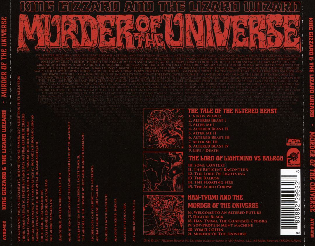 Murder of the Universe cover art