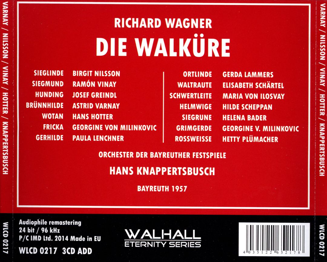 Wagner: Die Walküre cover art