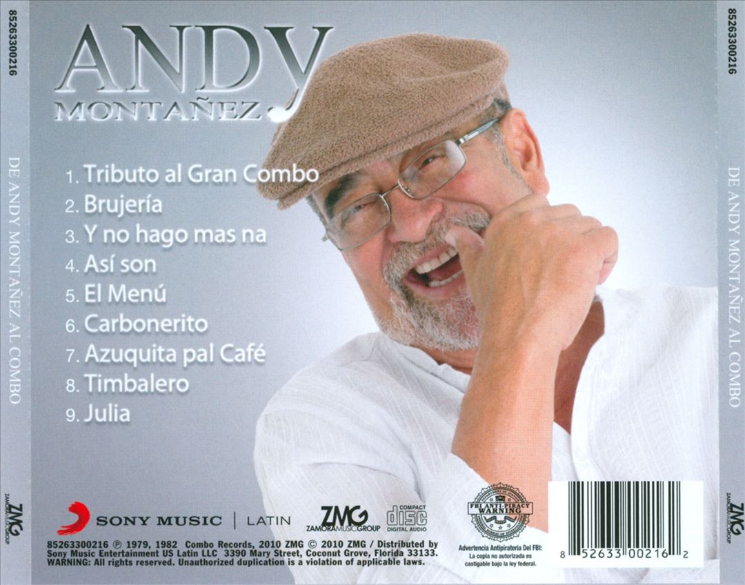 Andy Montanez le Canta al Combo cover art