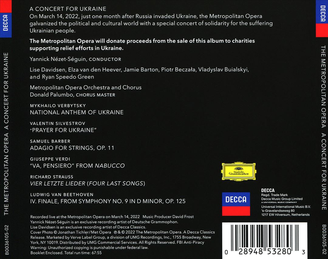Concert for Ukraine cover art