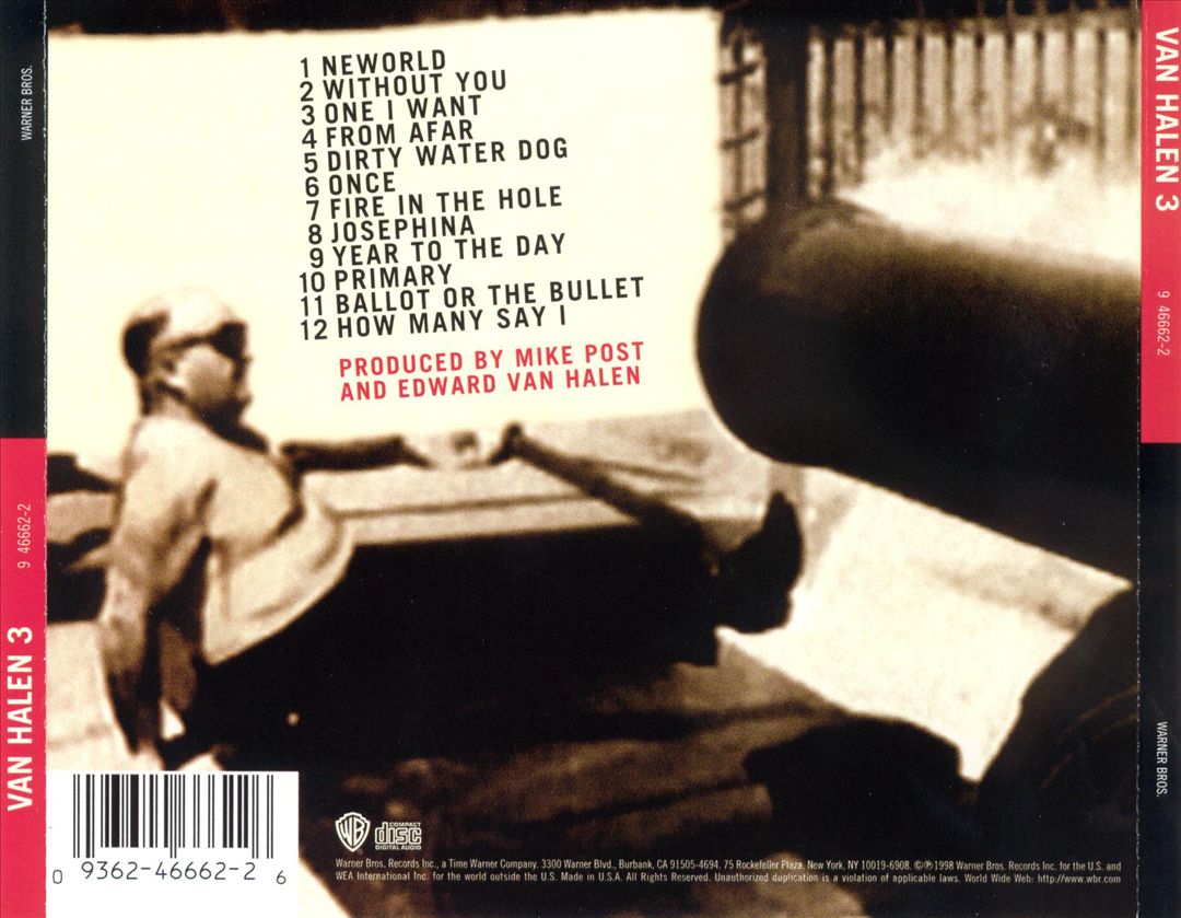 Van Halen III cover art
