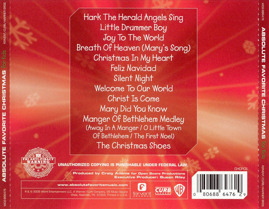 Absolute Favorite Christmas for Kids cover art