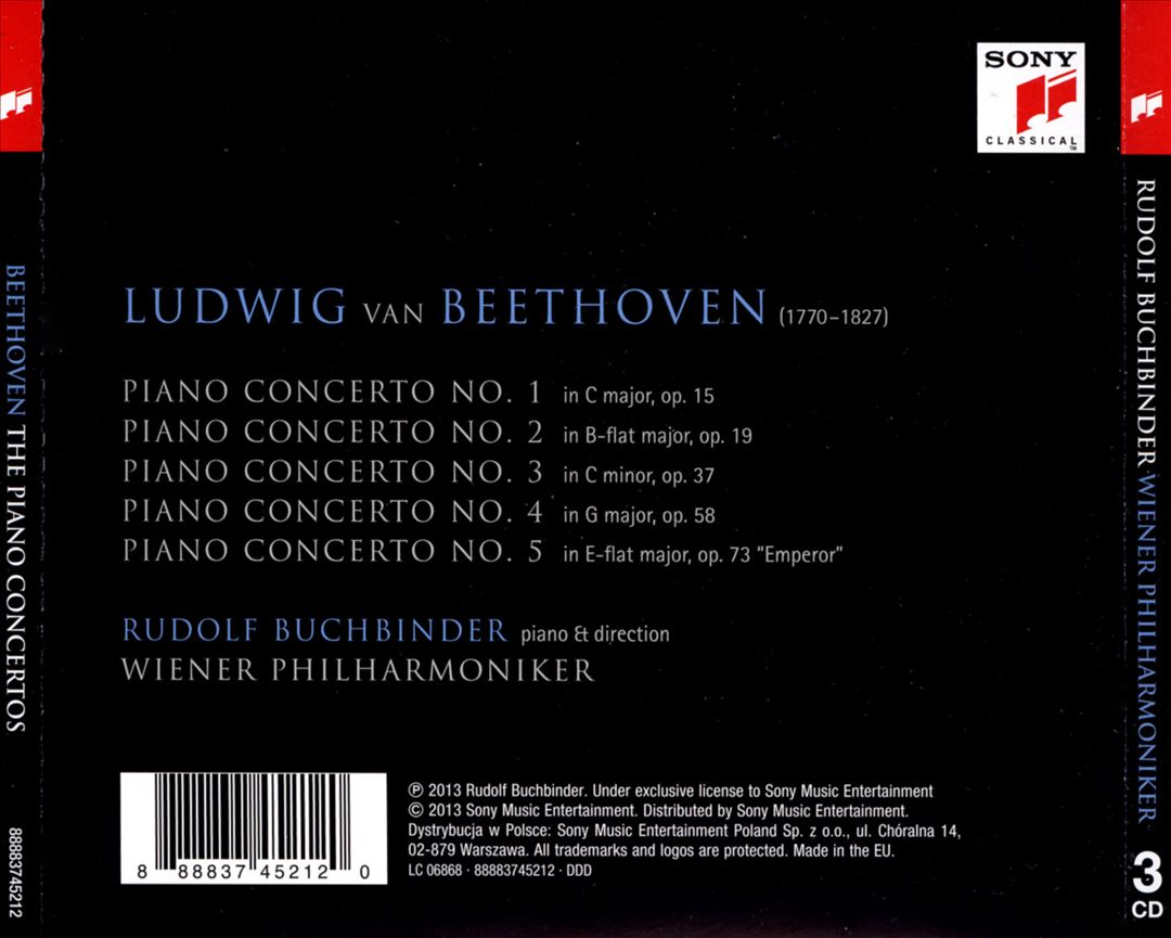 Beethoven: The Piano Concertos cover art