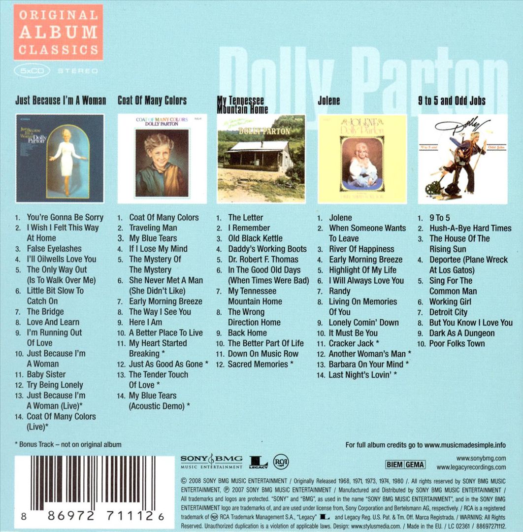 Dolly Parton [Legacy] cover art