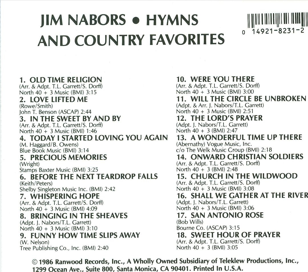 Hymns & Country cover art