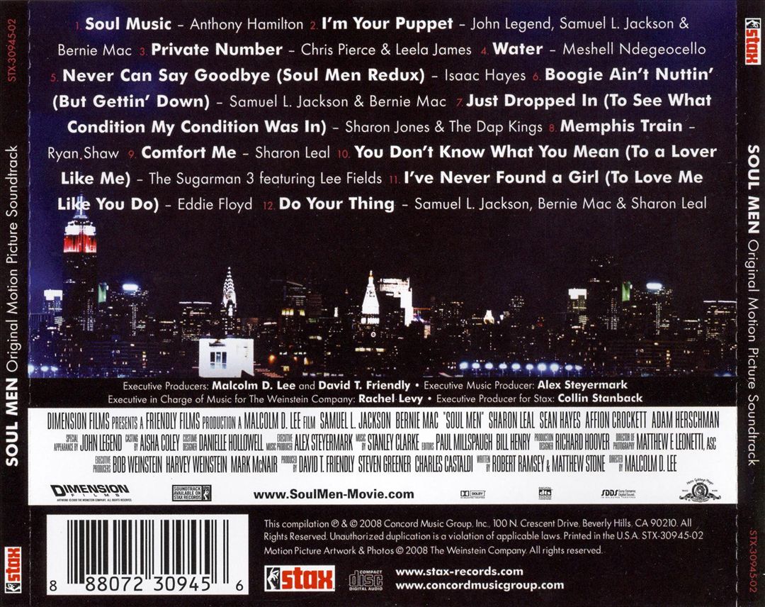 Soul Men: Original Motion Picture Soundtrack cover art