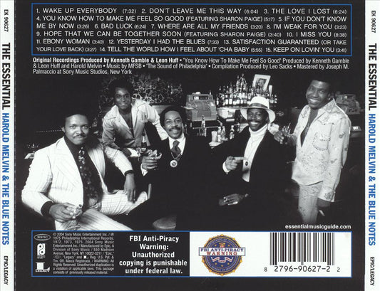Essential Harold Melvin & the Blue Notes cover art