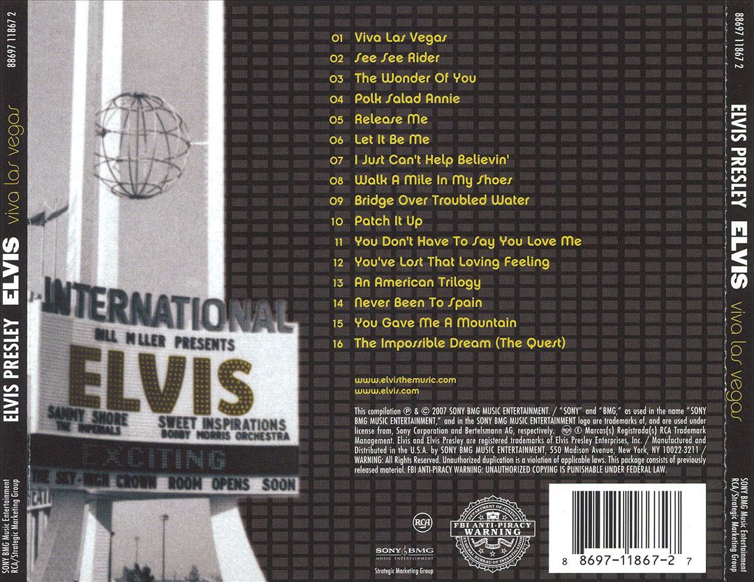 Elvis: Viva Las Vegas cover art