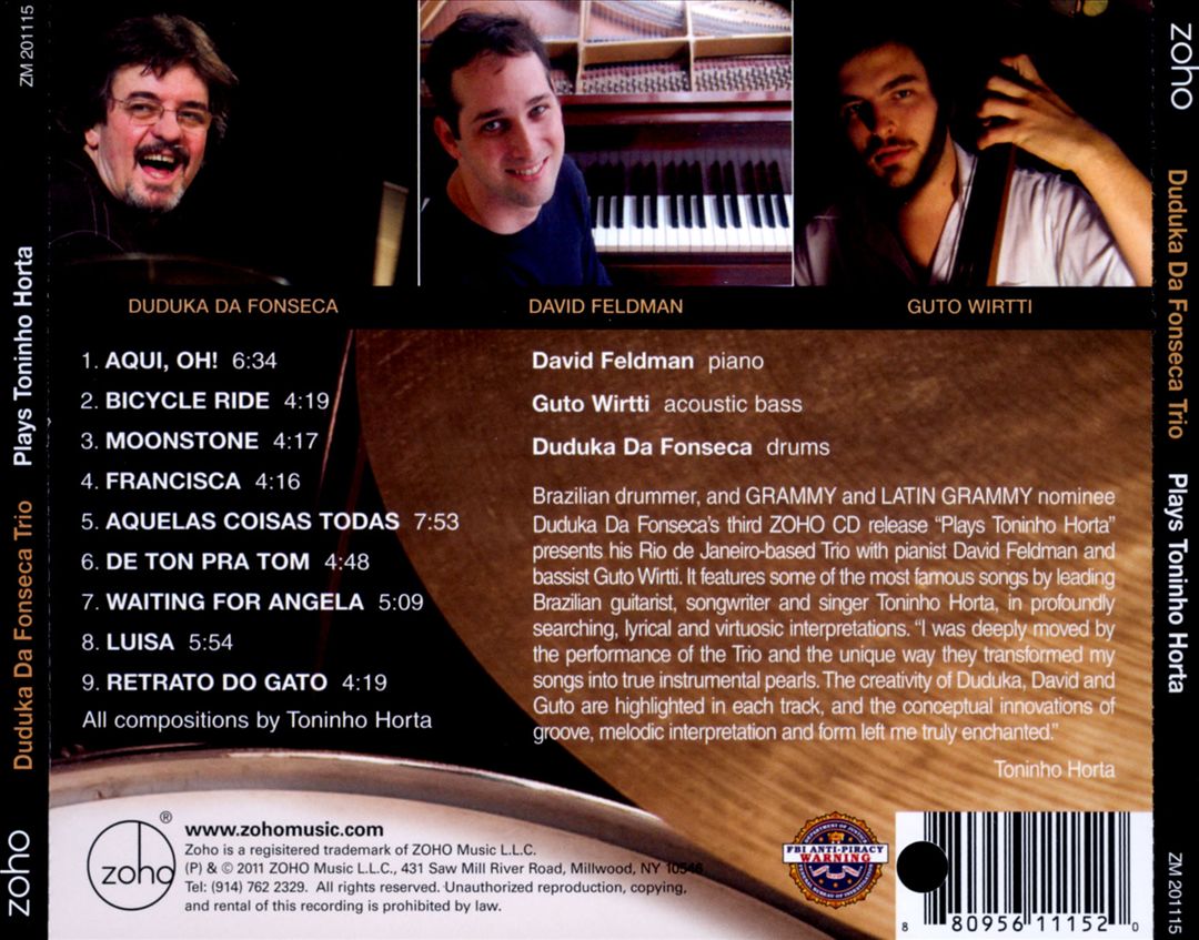 Plays Toninho Horta cover art