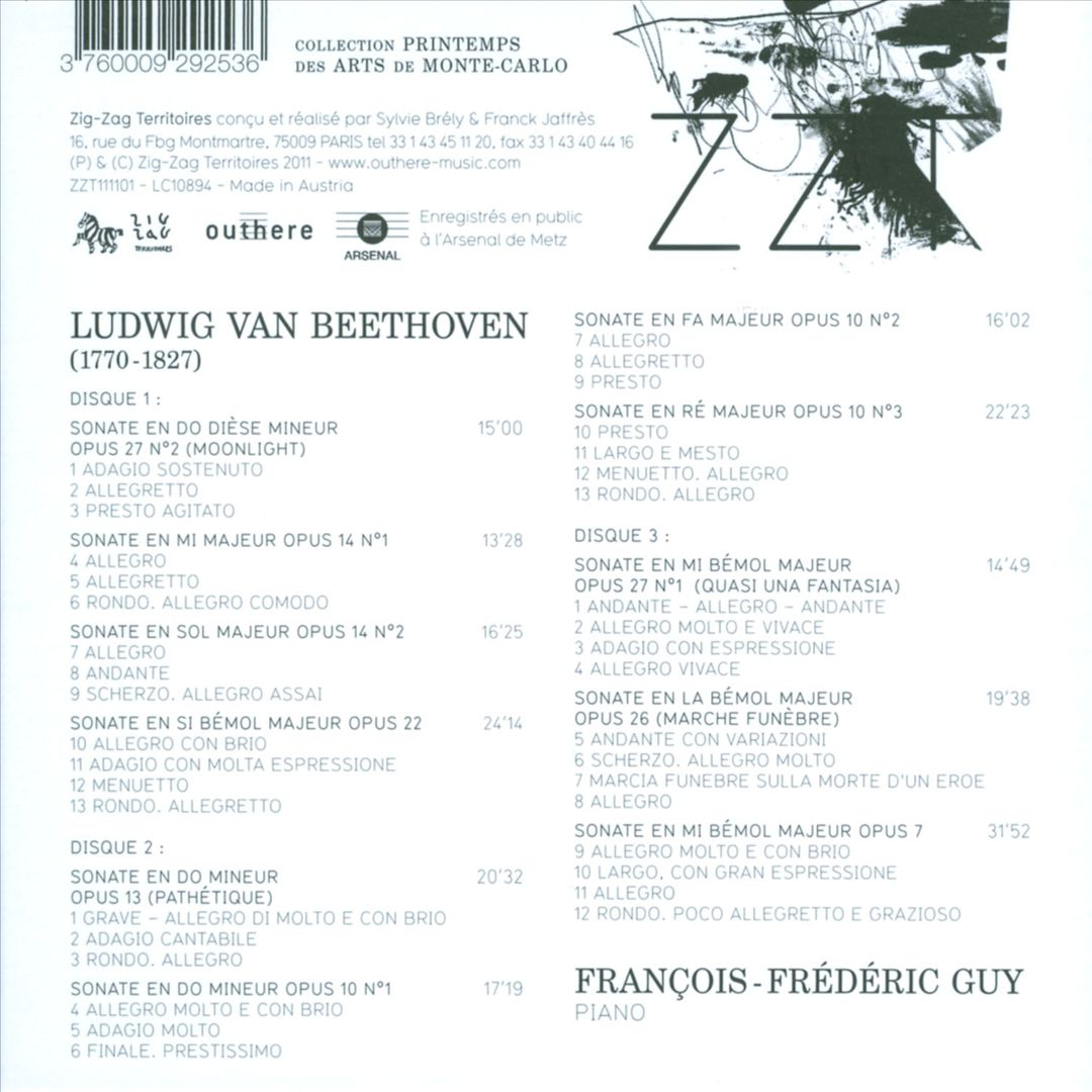 Beethoven: Piano Sonatas, Vol. 1 cover art