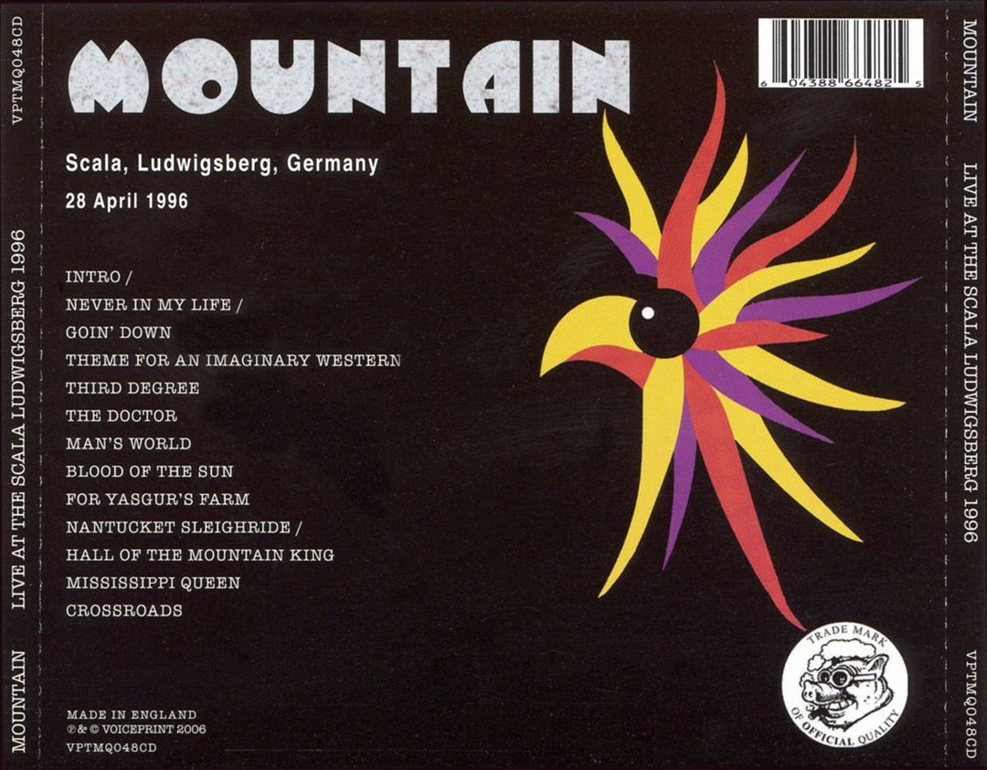 Live At The Scala Ludwigsberg 1996 cover art