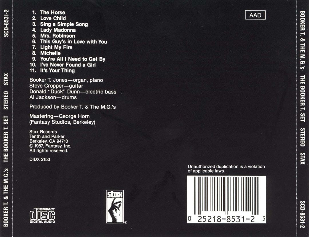 Booker T. Set cover art