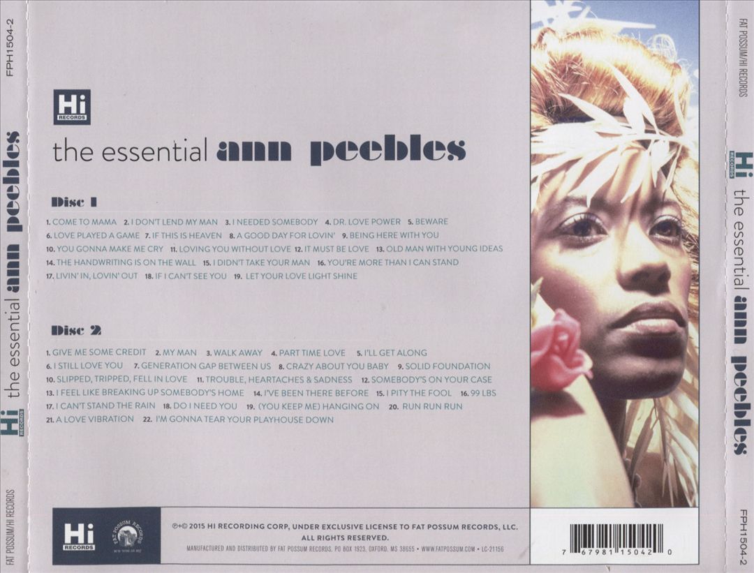 Essential Ann Peebles cover art