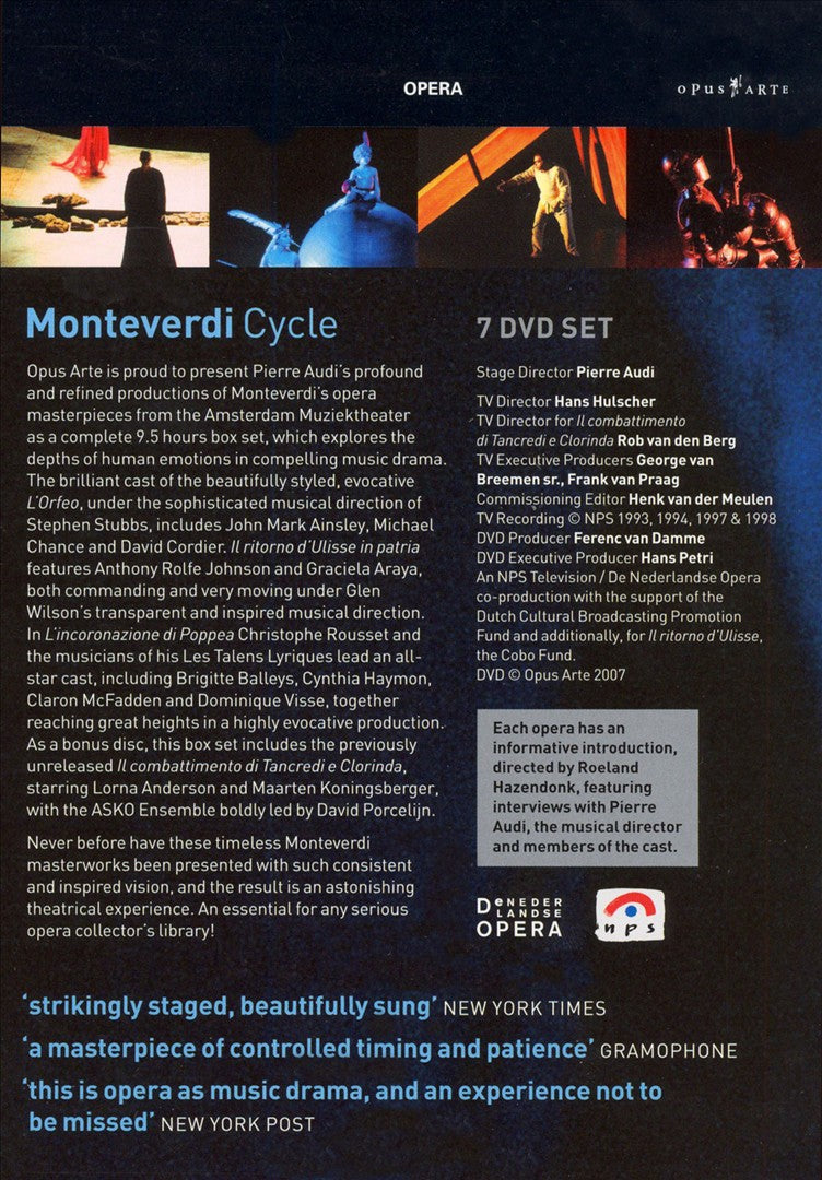 Monteverdi Cycle [DVD Video] cover art