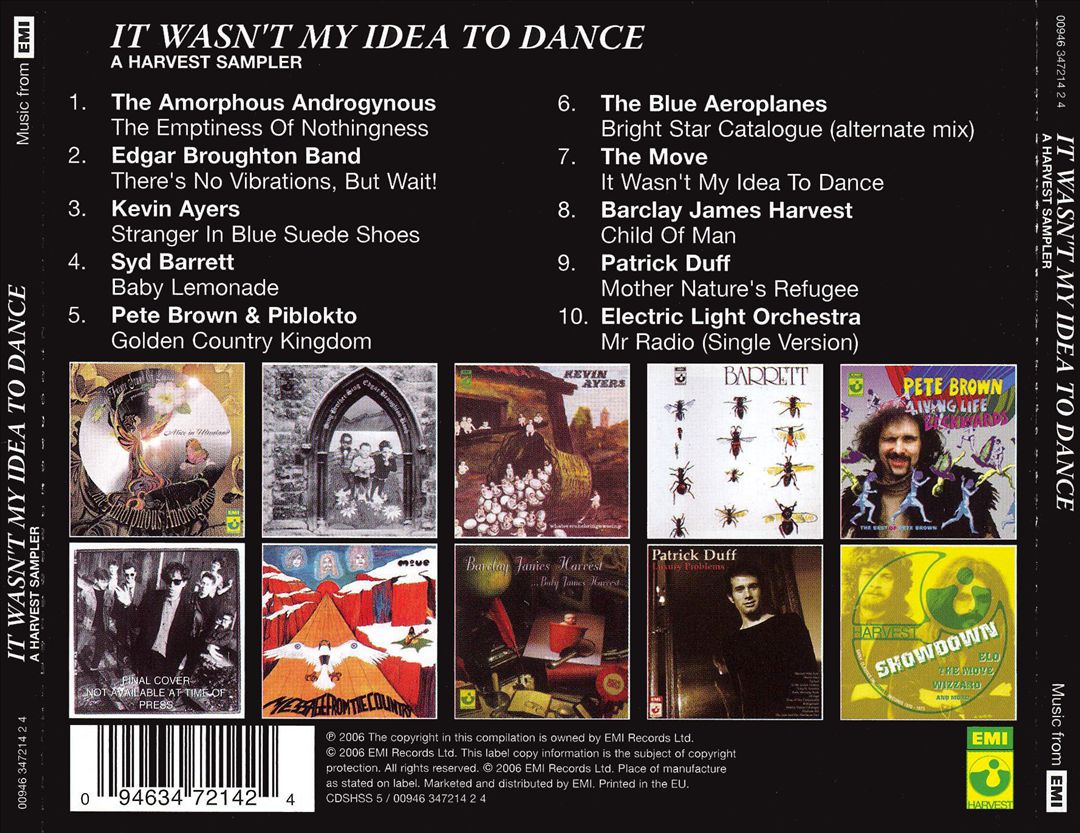 It Wasn't My Idea to Dance: A Harvest Sampler cover art