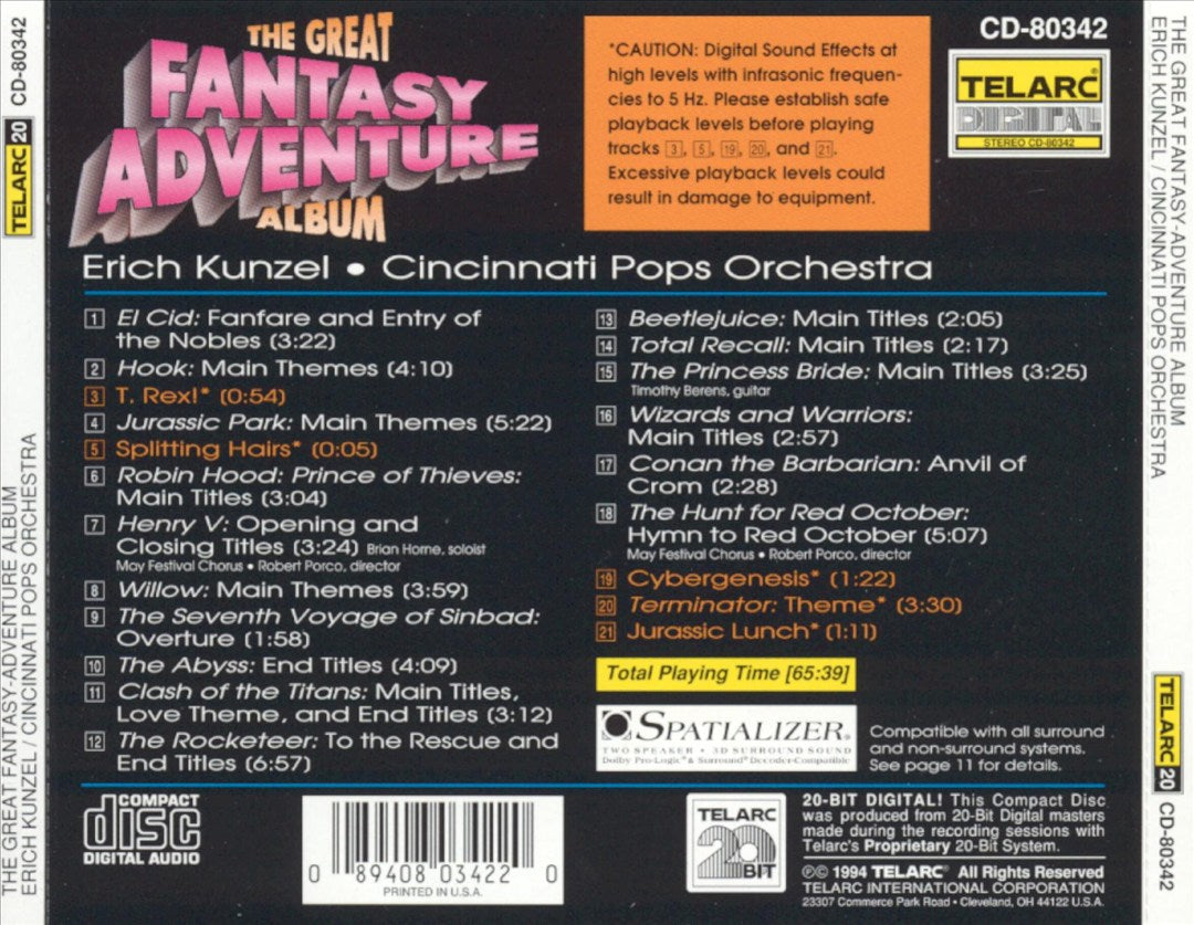 Great Fantasy Adventure Album cover art