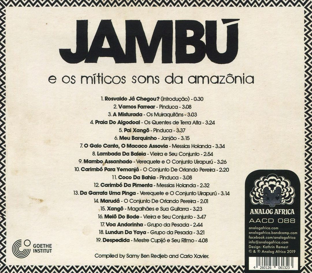 Jambú E Os Míticos Sons da Amazônia cover art