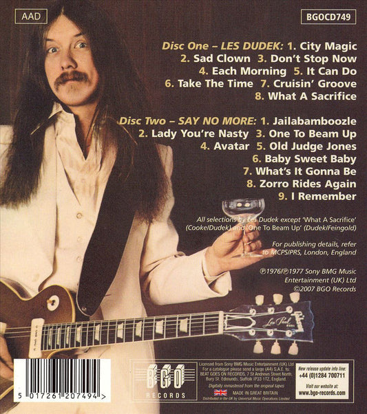 Les Dudek/Say No More cover art